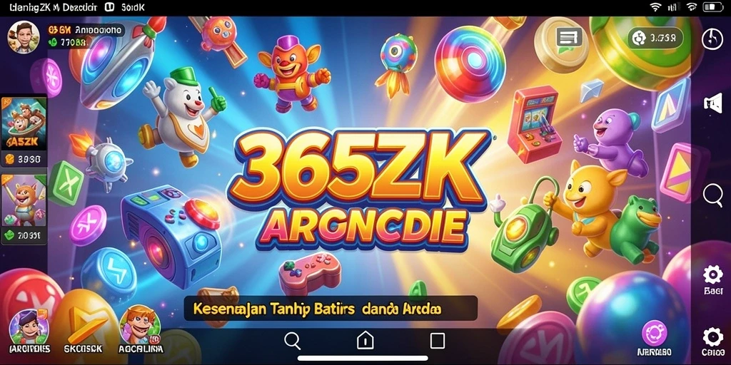 Tampilan gameplay 365ZK yang seru dan menantang di layar.