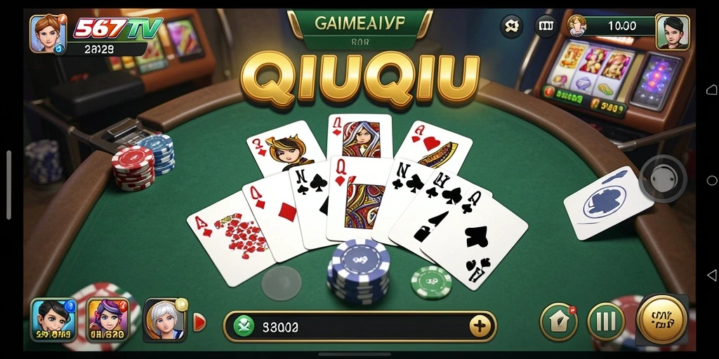 Screenshot gameplay QiuQiu 567TV yang seru dan menantang.