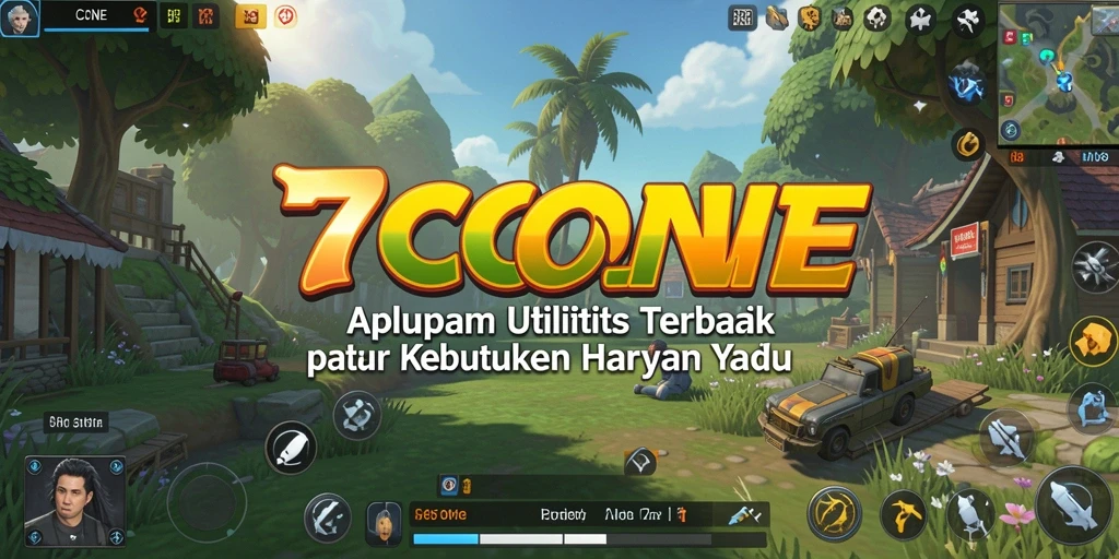 Tampilan antarmuka utama 7CONE yang sederhana dan fungsional.