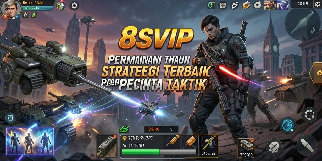 Tangkapan layar gameplay <strong>8SVIP</strong> menampilkan pertempuran strategi yang epik dan menegangkan.