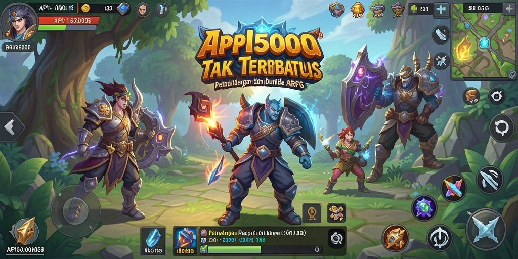 Tampilan gameplay ARPG yang menakjubkan dan seru.