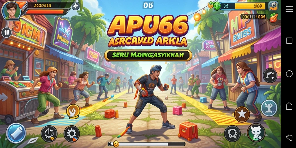 Screenshot gameplay API66 dengan aksi arcade yang mengasyikkan.