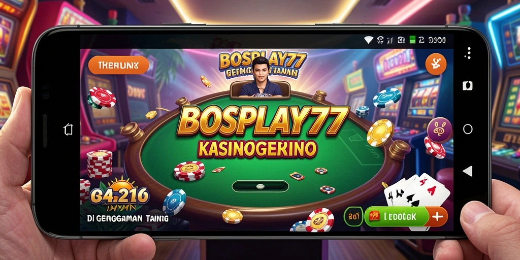 Tangkapan layar utama gameplay Kasino di BOSPLAY77.