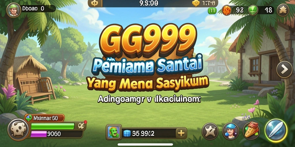 Tampilan menarik dari gameplay GG999 yang penuh warna.