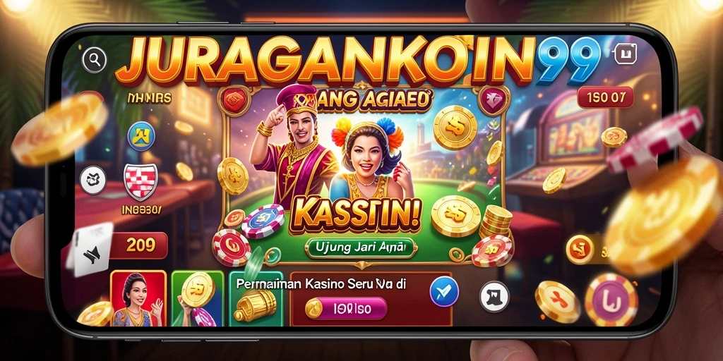 Tangkapan layar gameplay seru di JURAGANKOIN99 dengan suasana Kasino yang mendebarkan.