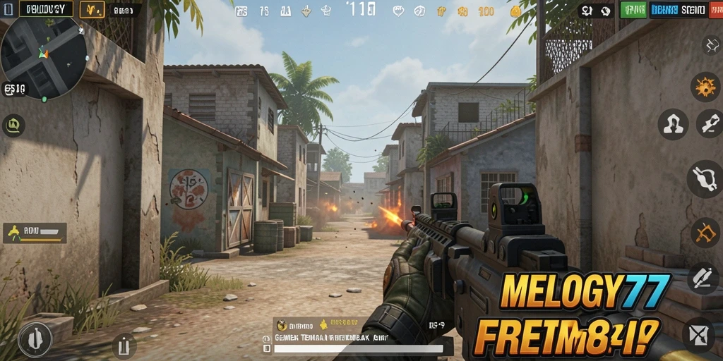 Gameplay seru dengan grafis menakjubkan di MELODY77.