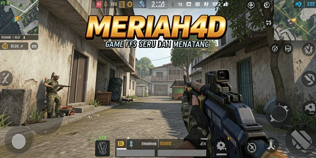 Tangkapan layar menampilkan aksi seru dalam permainan FPS.