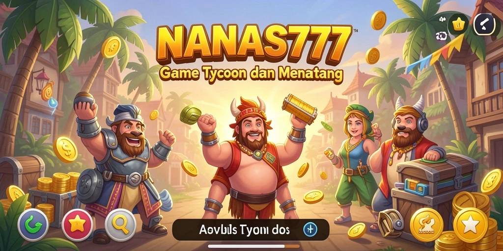 Tampilan gameplay menarik di NANAS777 dengan berbagai pilihan usaha.