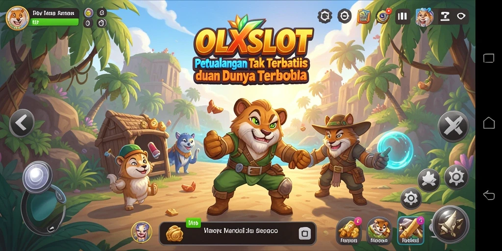 Screenshot menunjukkan pemain menjelajahi dunia terbuka yang menakjubkan.