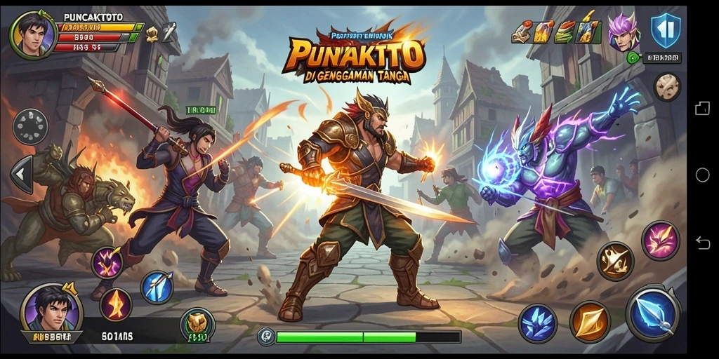 Gameplay mendebarkan PUNCAKTOTO dengan pertarungan yang intens.