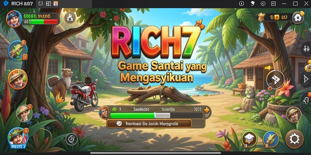 Tampilan gameplay RICH7 yang menarik dan mengasyikkan.