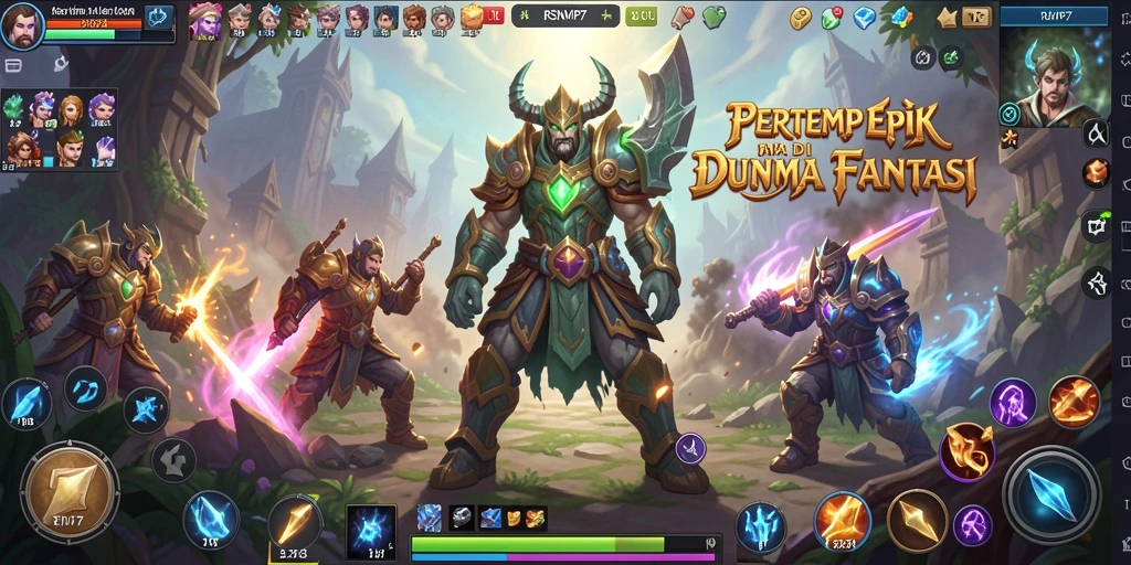 Tampilan aksi mendebarkan di dalam game RSNVIP7
