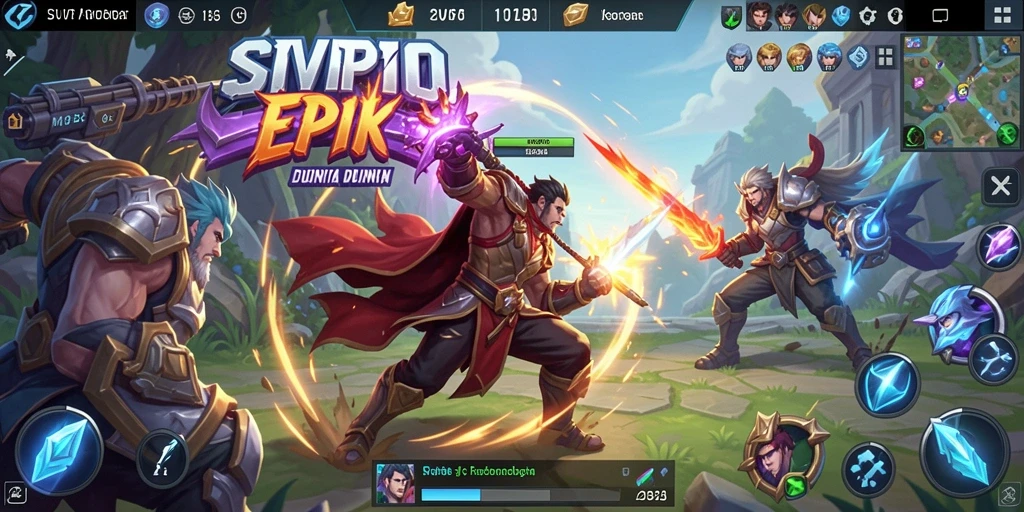 Screenshot gameplay <strong>SVIP10</strong> menunjukkan aksi seru dan strategi tim yang intens.
