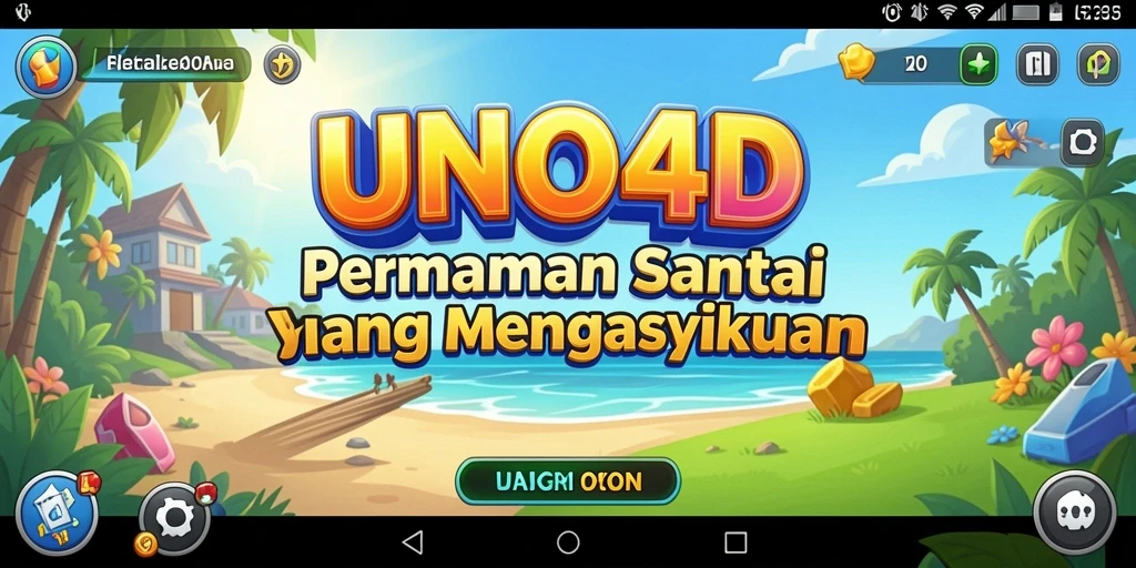 Screenshot gameplay UNO4D menampilkan suasana bermain yang seru.