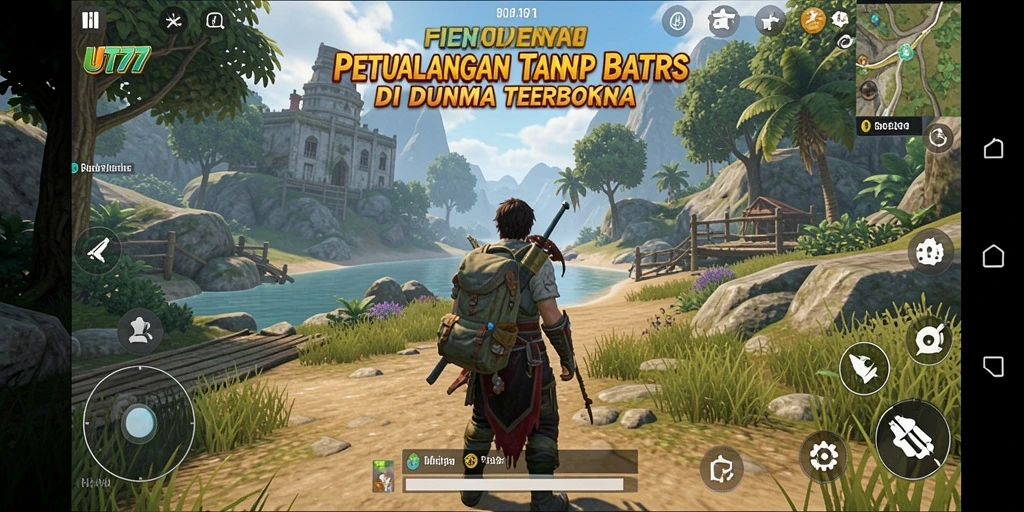 Screenshot utama UT77 menampilkan pengalaman gameplay Open World yang mendalam.