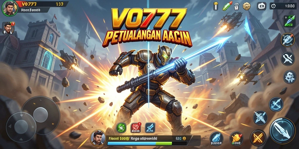 Screenshot VO777 menunjukkan aksi mendebarkan di tengah pertempuran sengit.