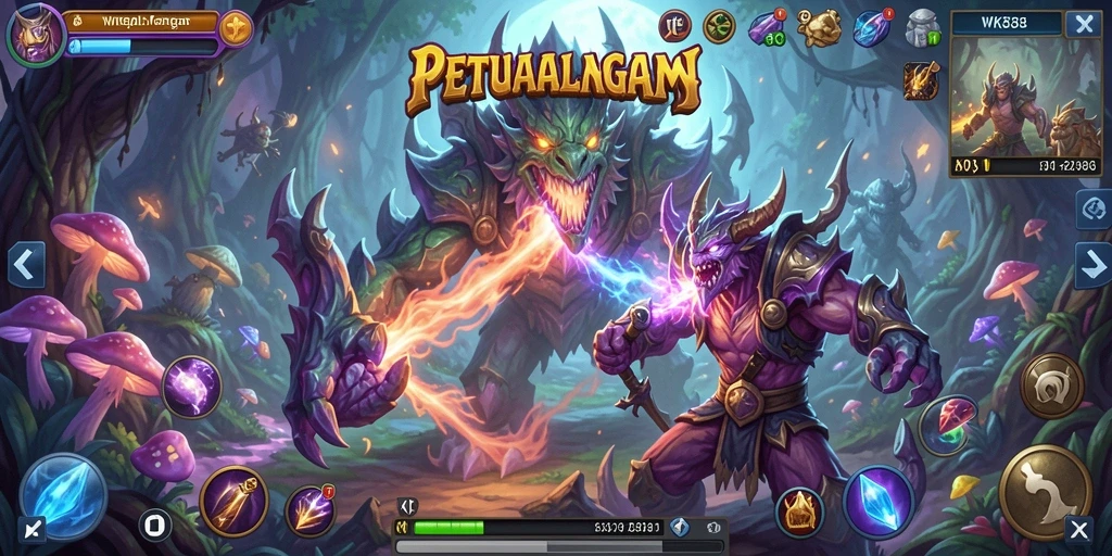 Tampilan gameplay <strong>WK888</strong> dengan petualangan yang menegangkan dan grafis menawan.