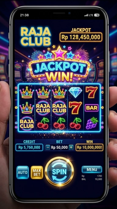 Screenshot aplikasi rajaclub menunjukkan kemudahan dalam mencari aplikasi.
